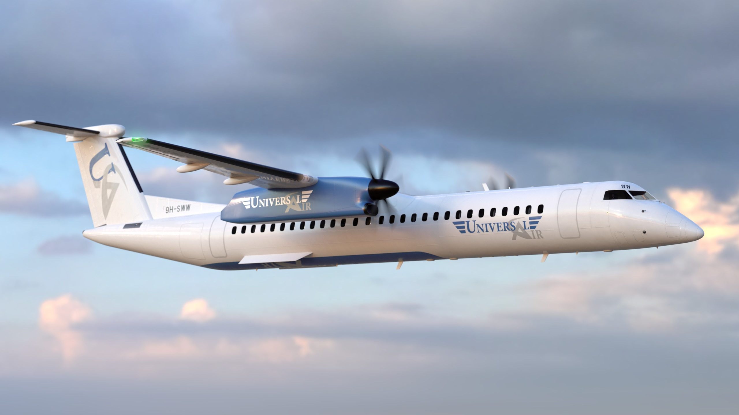 새로운 항공사 : Universal Air Launches de Havilland Canada Dash 8 Q400 Malta에서 항공편