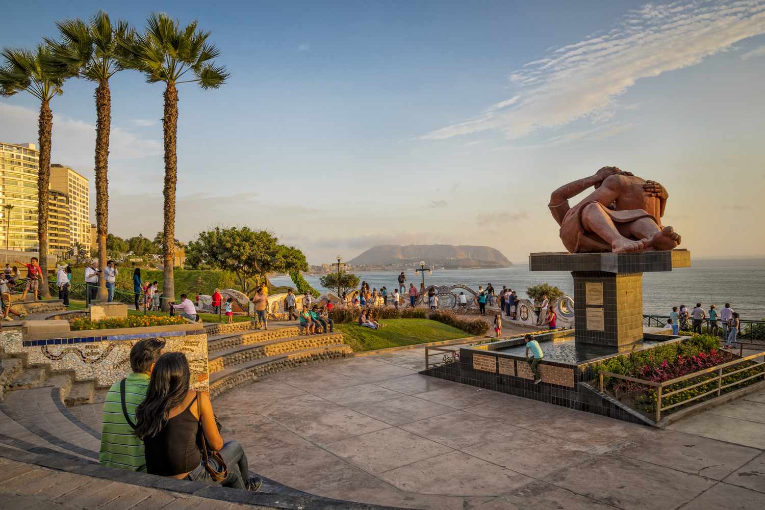 Miraflores의 El Malecón, Lima의 Scenic Cliff Top Walkway